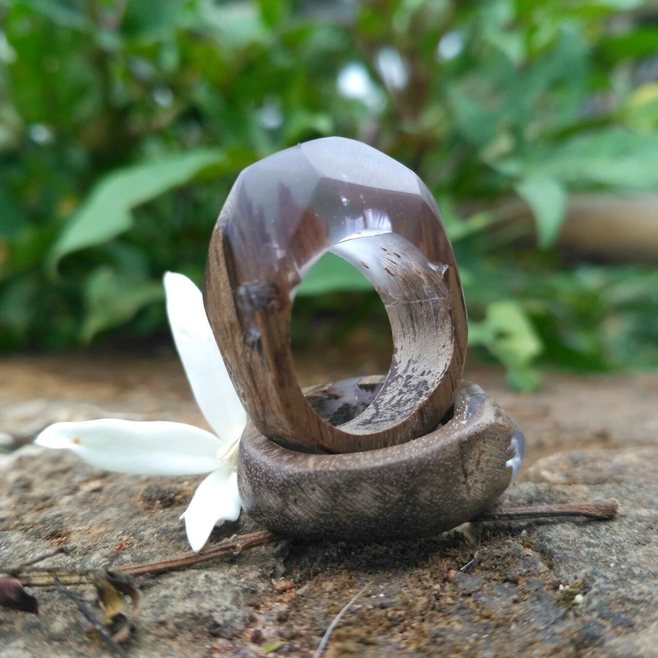 Wooden Resin Ring X1 - Hand Craftt