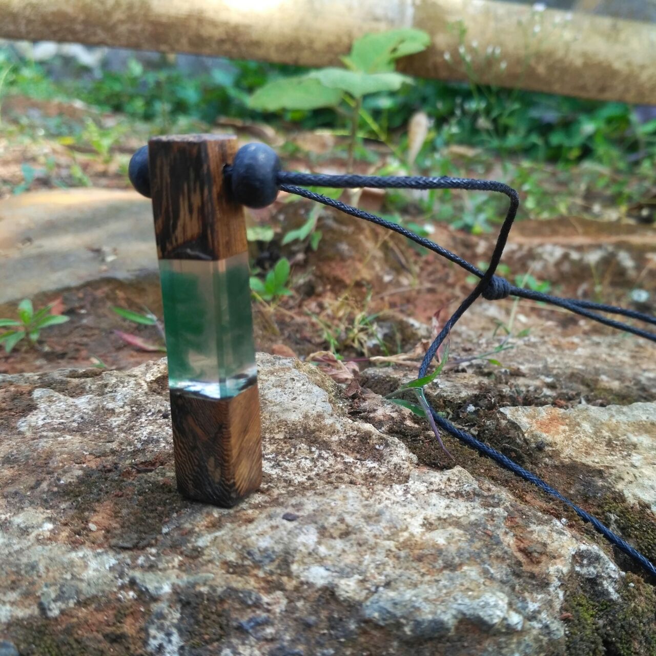 Wooden Resin Necklace X3