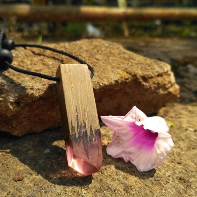 Wooden Resin Necklace X7